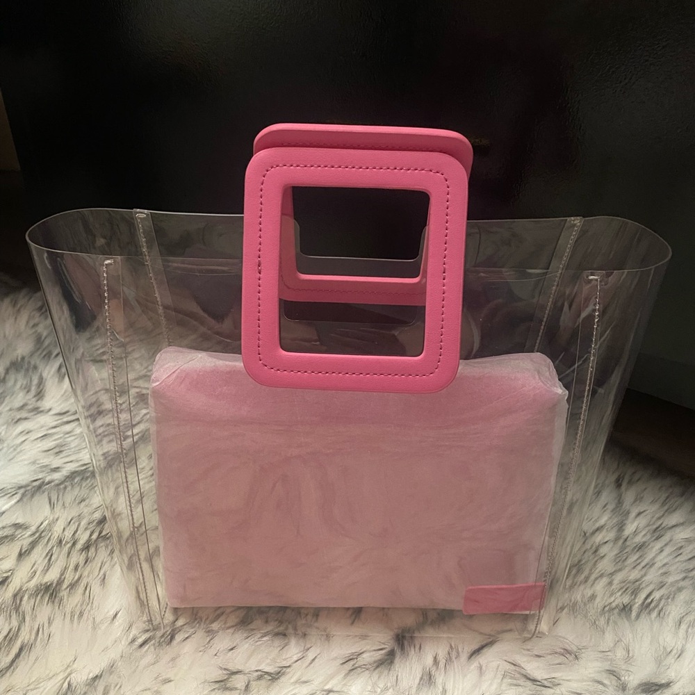 STAUD Shirley Transparent Handbag